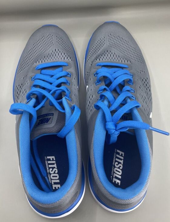 Nike Flex 2016 Run RN Mens 9.5 Gray Blue 830369-004 VNDS main image 9